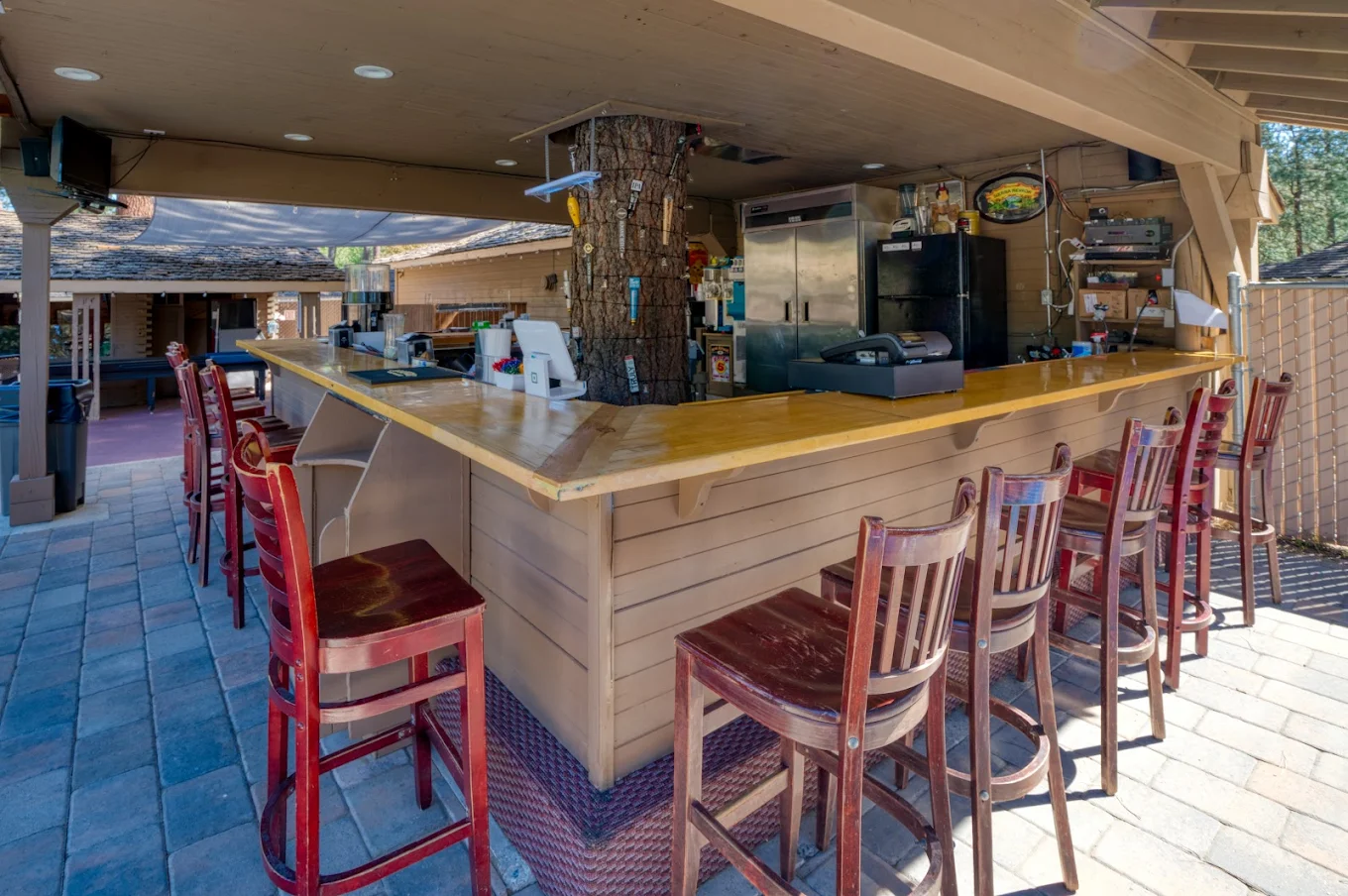 Townhomes at Plumas Pines — resort amenities and pool area, Graeagle CA golf vacation