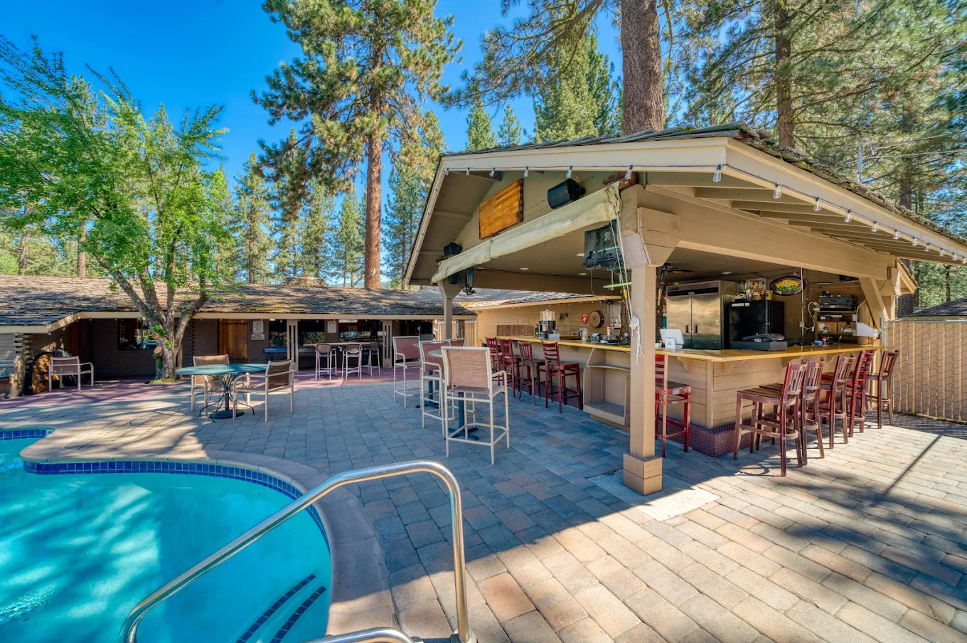 Townhomes at Plumas Pines — outdoor recreation area with Sierra Nevada pine surroundings