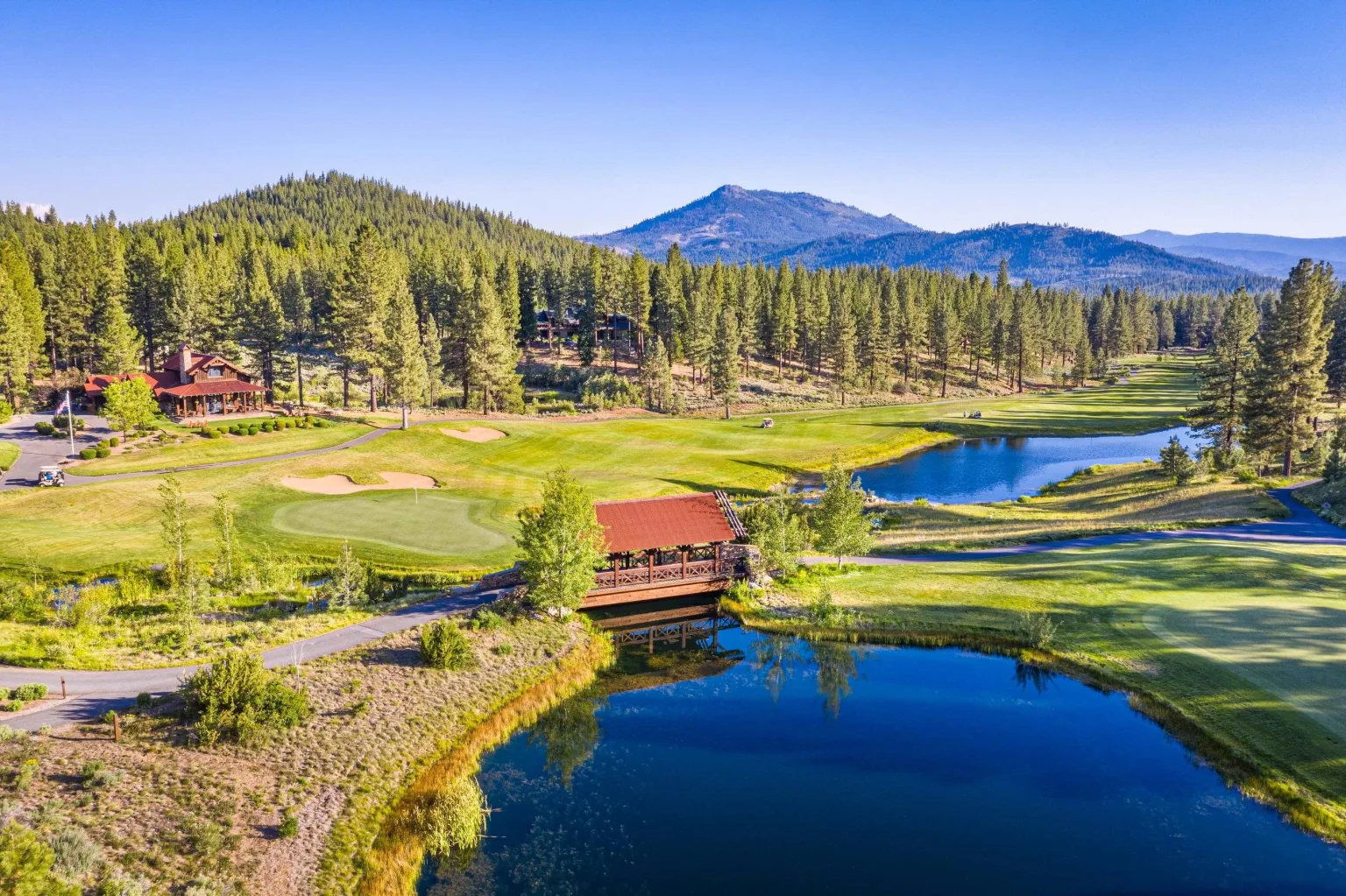 Grizzly Ranch Golf Club — panoramic course view at 4800ft elevation, Sierra Nevada