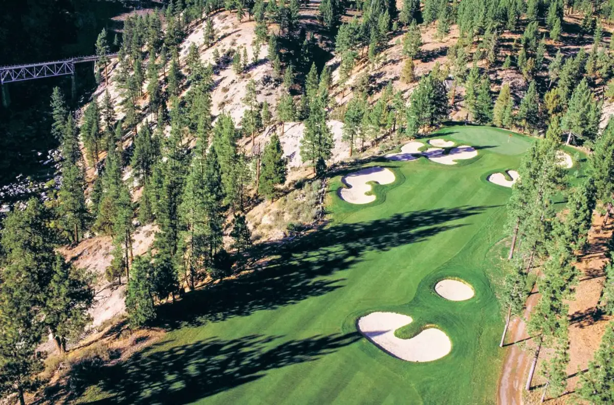 Nakoma Dragon golf course — Frank Lloyd Wright clubhouse — Graeagle CA